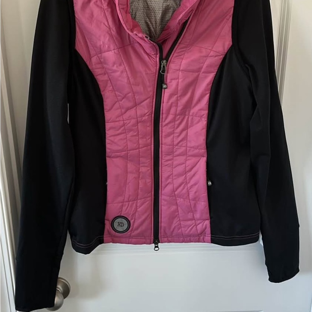 Harley-Davidson Pink and Black Puffer Jacket